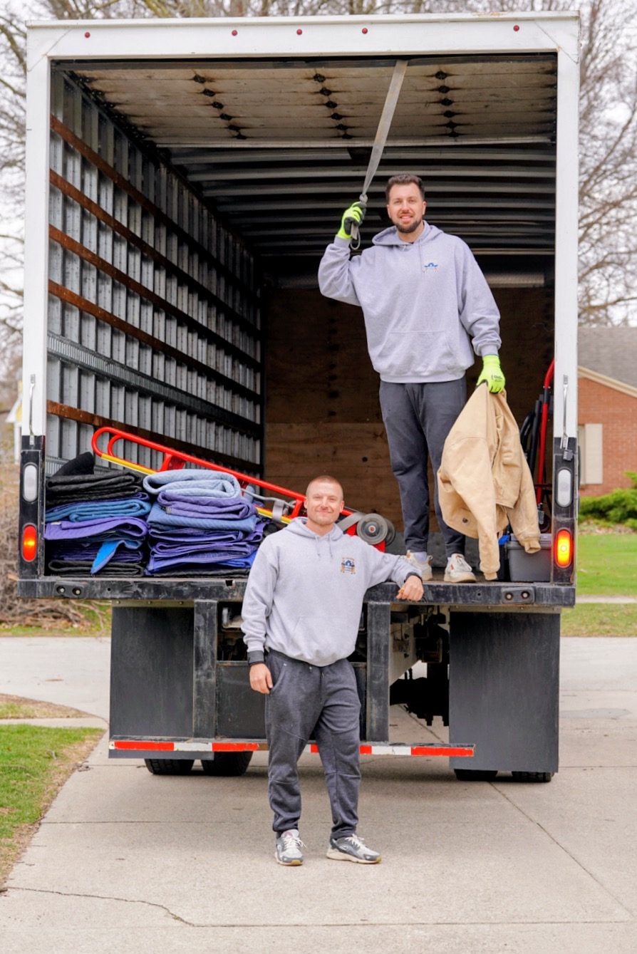 My Buddies Moving crew unloading at a home